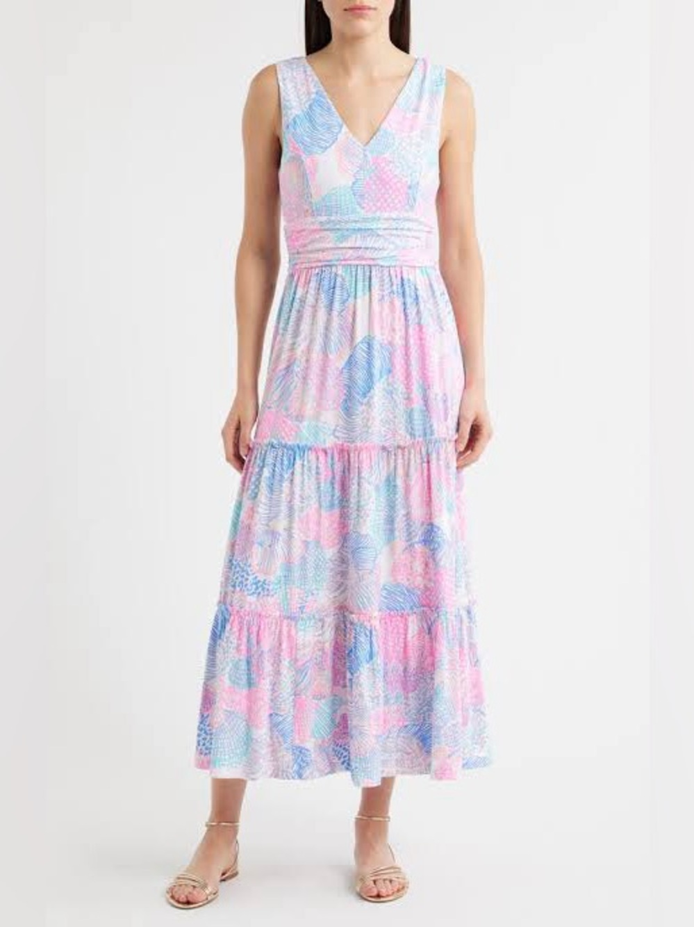 LILLY PULITZER SKYLAR MIDI DRESS**********SIZE: MEDIUM